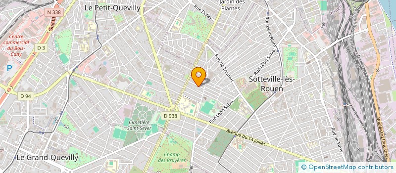 localisation de l'entreprise MONSIEUR JEAN-FRANCOIS SERRE  SOTTEVILLE-LES-ROUEN