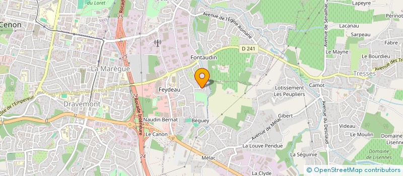 localisation de l'entreprise MONSIEUR JEAN FRANCOIS SERVAIS  ARTIGUES-PRES-BORDEAUX