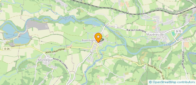 localisation de l'entreprise MONSIEUR JEAN-FRANCOIS SILVERE  AVENTIGNAN