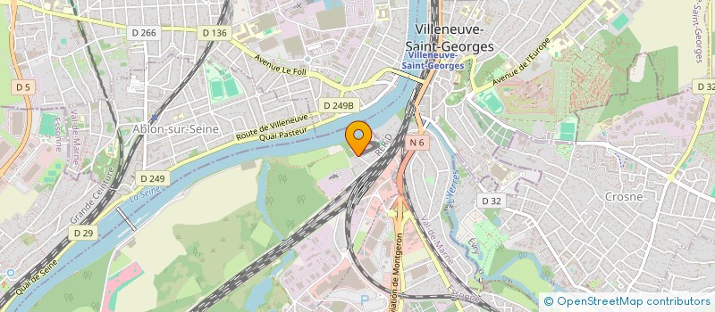 localisation de l'entreprise MONSIEUR JEAN-FRANCOIS SIMON  VIGNEUX-SUR-SEINE