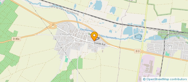 localisation de l'entreprise MONSIEUR JEAN-FRANCOIS SIMON  CHOUILLY