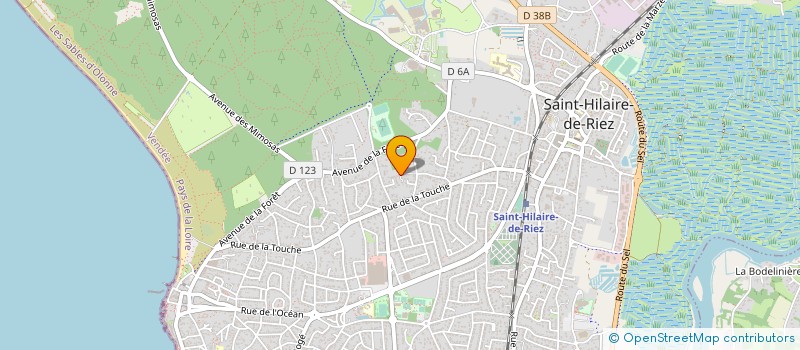 localisation de l'entreprise MONSIEUR JEAN-FRANCOIS SION  SAINT-HILAIRE-DE-RIEZ