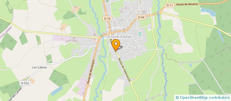 localisation de l'entreprise MONSIEUR JEAN-FRANCOIS SIWIEC  VILLEFRANCHE D'ALLIER