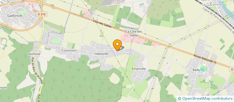 localisation de l'entreprise MONSIEUR JEAN-FRANCOIS SOMMIER  SAINT-AUBIN-SUR-GAILLON