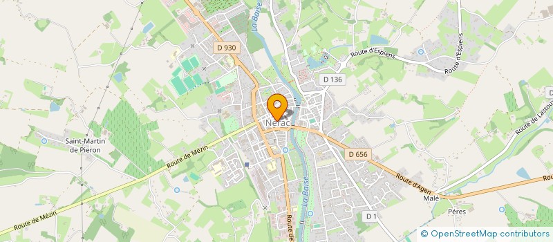 localisation de l'entreprise MONSIEUR JEAN-FRANCOIS SOUBIE  NERAC