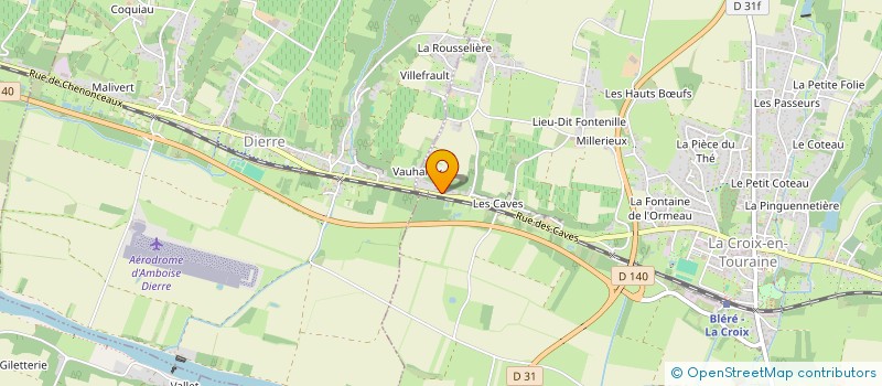 localisation de l'entreprise MONSIEUR JEAN-FRANCOIS SOUCHARD  LA CROIX EN TOURAINE