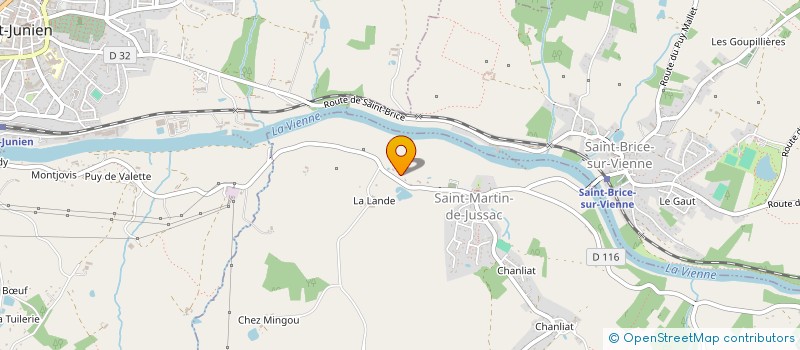 localisation de l'entreprise MONSIEUR JEAN FRANCOIS SOURY  SAINT-MARTIN-DE-JUSSAC