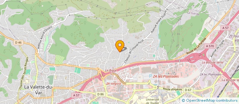 localisation de l'entreprise MONSIEUR JEAN FRANCOIS SPADA à LA VALETTE-DU-VAR