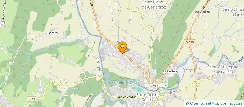 localisation de l'entreprise MONSIEUR JEAN-FRANCOIS STASIAK  MIRIBEL-LES-ECHELLES