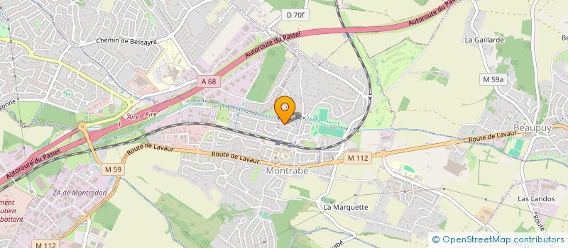 localisation de l'entreprise MONSIEUR JEAN-FRANCOIS SUDAN-CHEVALEY  MONTRABE