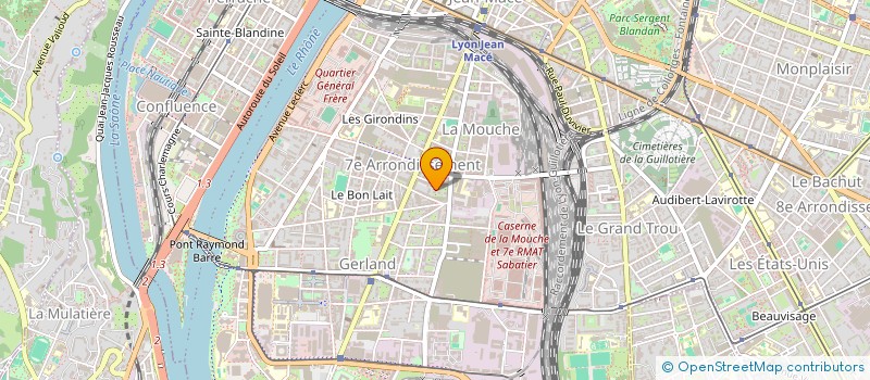 localisation de l'entreprise MONSIEUR JEAN-FRANCOIS TAILLARDAT  LYON