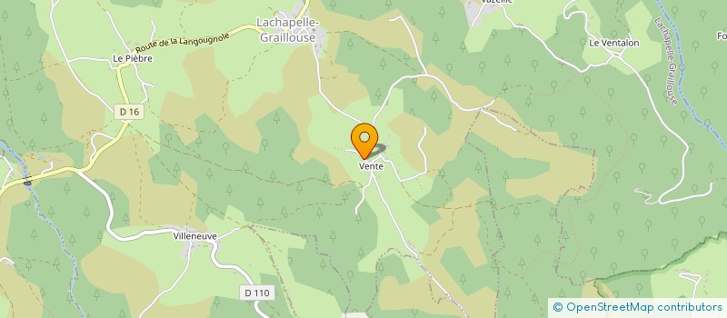 localisation de l'entreprise MONSIEUR JEAN-FRANCOIS TAUPENAS  LACHAPELLE-GRAILLOUSE