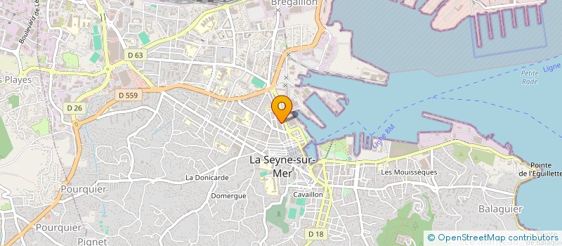 localisation de l'entreprise MONSIEUR JEAN FRANCOIS TAURISANO  LA SEYNE-SUR-MER