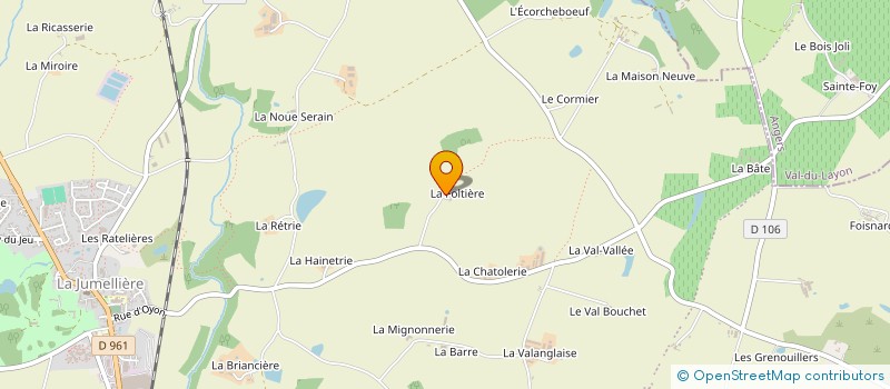 localisation de l'entreprise MONSIEUR JEAN-FRANCOIS THARREAU  CHEMILLE-EN-ANJOU