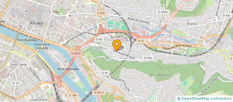 localisation de l'entreprise MONSIEUR JEAN FRANCOIS THERIN à ROUEN