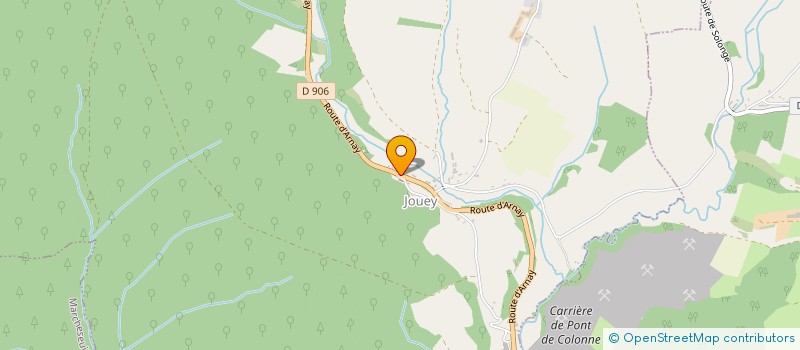 localisation de l'entreprise MONSIEUR JEAN-FRANCOIS THEVENOT  JOUEY