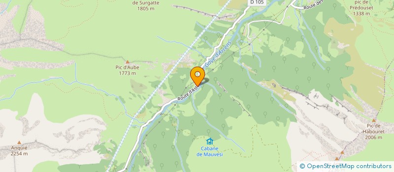 localisation de l'entreprise MONSIEUR JEAN FRANCOIS THEZ  ARRENS-MARSOUS