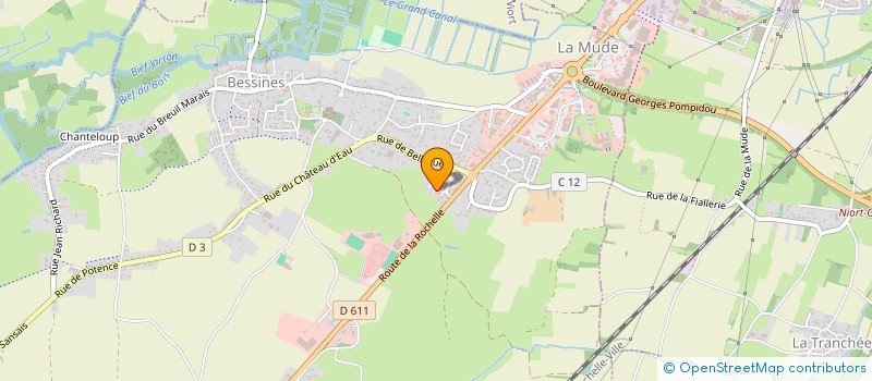 localisation de l'entreprise MONSIEUR JEAN-FRANCOIS THIBAULT  BESSINES