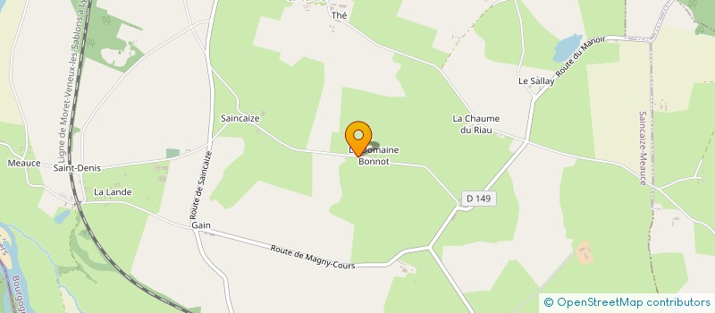 localisation de l'entreprise MONSIEUR JEAN-FRANCOIS THIOLAIRE à SAINCAIZE MEAUCE