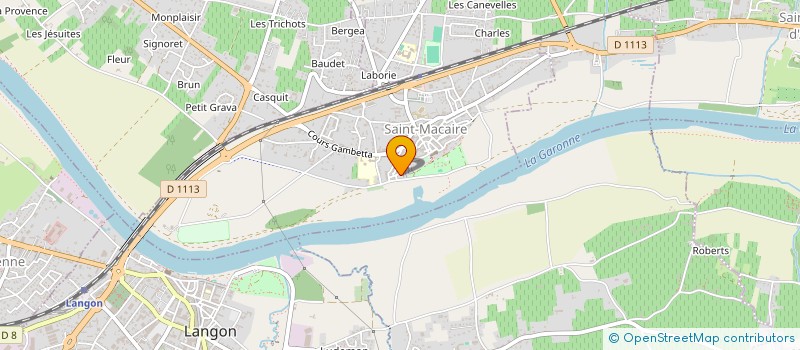 localisation de l'entreprise MONSIEUR JEAN-FRANCOIS THOMAS  SAINT-MACAIRE