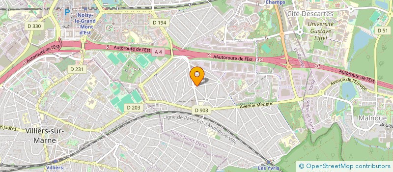 localisation de l'entreprise MONSIEUR JEAN-FRANCOIS TOIHEN  NOISY-LE-GRAND