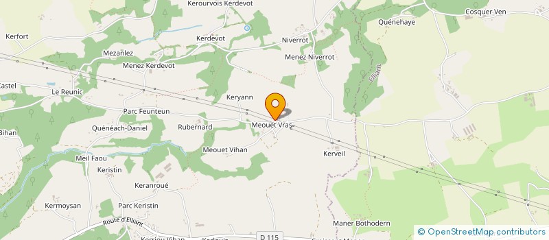 localisation de l'entreprise MONSIEUR JEAN-FRANCOIS TORC H  ERGUE GABERIC