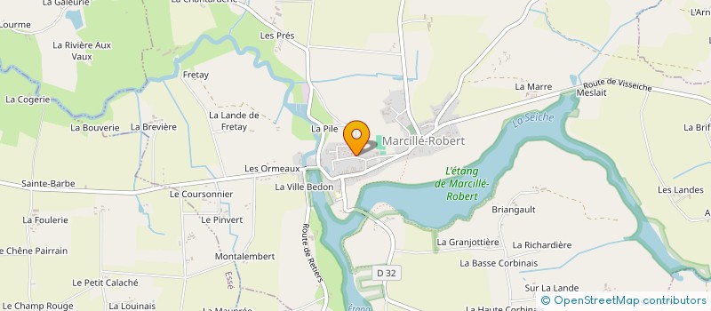 localisation de l'entreprise MONSIEUR JEAN-FRANCOIS TOULMOUCHE  MARCILLE-ROBERT