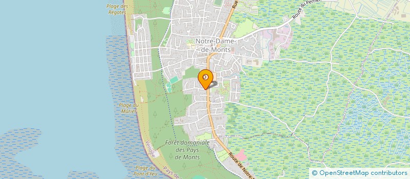 localisation de l'entreprise MONSIEUR JEAN-FRANCOIS TOUSSAINT  NOTRE-DAME-DE-MONTS