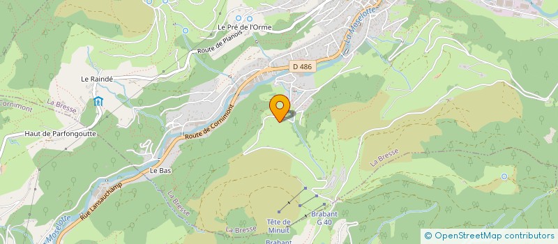 localisation de l'entreprise MONSIEUR JEAN-FRANCOIS TOUSSAINT  LA BRESSE