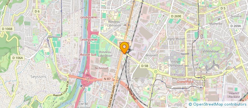 localisation de l'entreprise MONSIEUR JEAN-FRANCOIS TRAUTTMANN à GRENOBLE