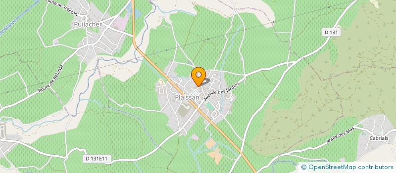 localisation de l'entreprise MONSIEUR JEAN-FRANCOIS TREBUCHON  PLAISSAN