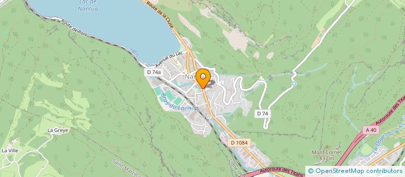 localisation de l'entreprise MONSIEUR JEAN-FRANCOIS TREMEAUX  NANTUA