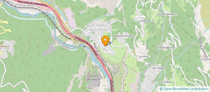 localisation de l'entreprise MONSIEUR JEAN FRANCOIS TROCCAZ  SAINT-MARTIN-D'ARC