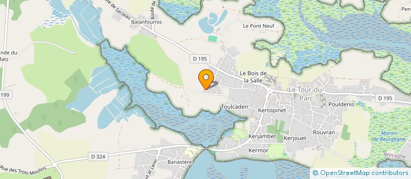 localisation de l'entreprise MONSIEUR JEAN-FRANCOIS TROMILIN  LE TOUR-DU-PARC