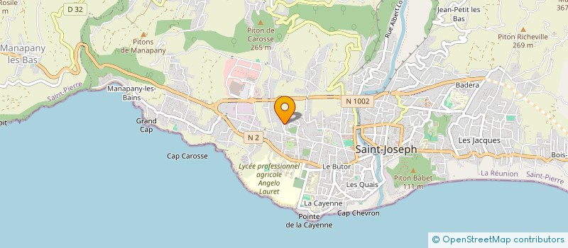 localisation de l'entreprise MONSIEUR JEAN FRANCOIS TUAILLON à SAINT-JOSEPH