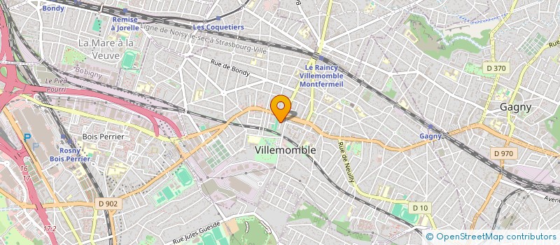 localisation de l'entreprise MONSIEUR JEAN-FRANCOIS TUSO  VILLEMOMBLE