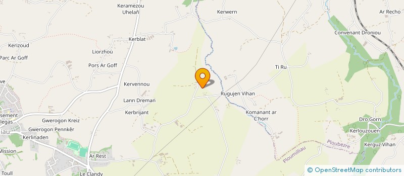 localisation de l'entreprise MONSIEUR JEAN-FRANCOIS UNVOAS  PLOUMILLIAU