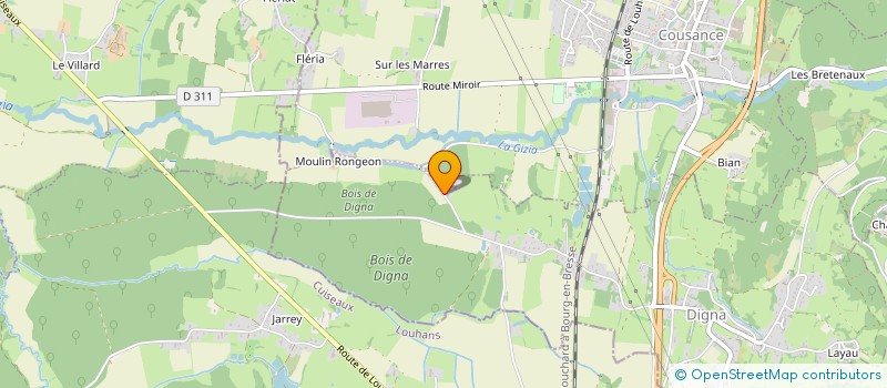 localisation de l'entreprise MONSIEUR JEAN-FRANCOIS UNY  DIGNA