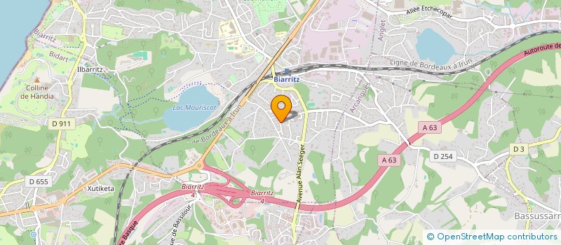 localisation de l'entreprise MONSIEUR JEAN-FRANCOIS VAILLANT à BIARRITZ