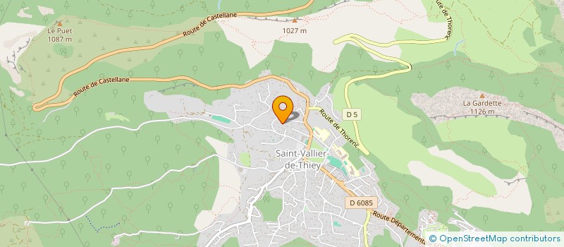 localisation de l'entreprise MONSIEUR JEAN-FRANCOIS VALENTIN  PEYMEINADE