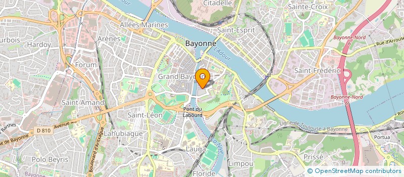 localisation de l'entreprise MONSIEUR JEAN-FRANCOIS VAN DE CASTEELE à BAYONNE
