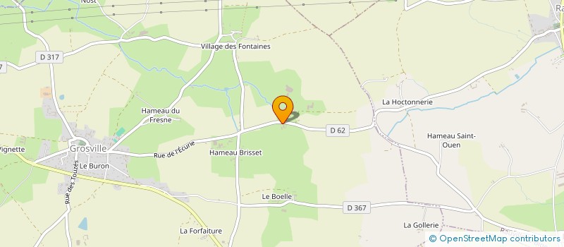 localisation de l'entreprise MONSIEUR JEAN-FRANCOIS VAULTIER  GROSVILLE