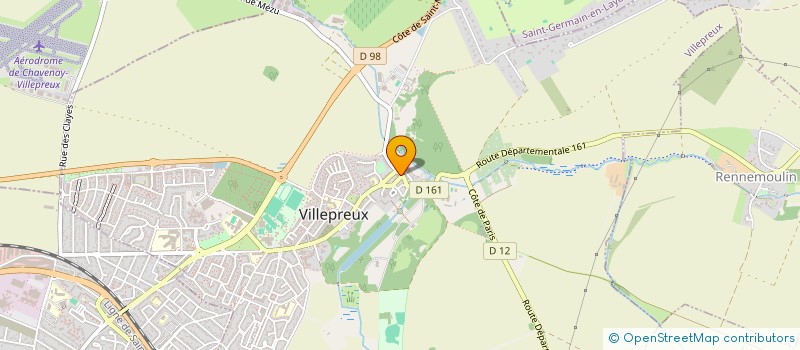 localisation de l'entreprise MONSIEUR JEAN-FRANCOIS VEBER  VILLEPREUX