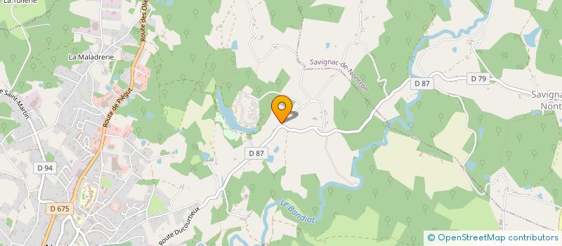 localisation de l'entreprise MONSIEUR JEAN-FRANCOIS VEDRENNE  JAVERLHAC CHAPELLE ROBERT