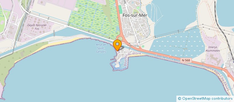 localisation de l'entreprise MONSIEUR JEAN-FRANCOIS VENEL-JUAN  FOS-SUR-MER