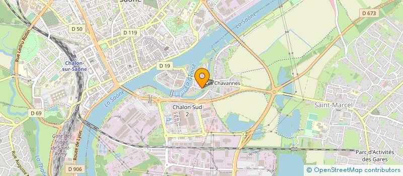 localisation de l'entreprise MONSIEUR JEAN-FRANCOIS VERNIER  CHALON-SUR-SAONE