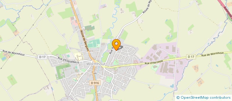 localisation de l'entreprise MONSIEUR JEAN-FRANCOIS VERSCHOORE  WORMHOUT