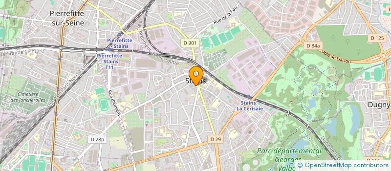 localisation de l'entreprise MONSIEUR JEAN FRANCOIS VETILLARD à STAINS