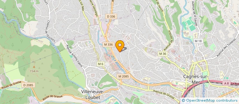 localisation de l'entreprise MONSIEUR JEAN-FRANCOIS VIALE à CAGNES-SUR-MER