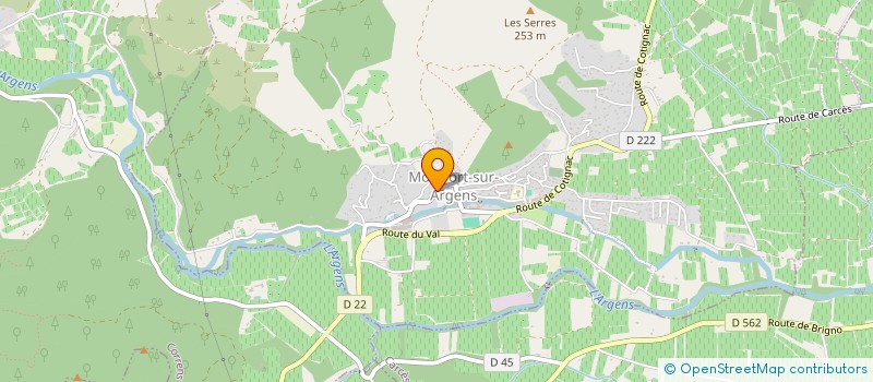 localisation de l'entreprise MONSIEUR JEAN-FRANCOIS VIARD  MONTFORT-SUR-ARGENS